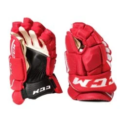 CCM Jetspeed FT4 Junior Hockey Gloves 38 CCM Jetspeed FT4 Junior Hockey Gloves -CCM Hockey ccm gloves ccm jetspeed ft4 junior hockey gloves red white 11 30173463740482