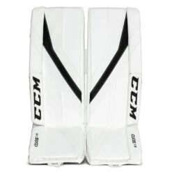 CCM Axis A1.5 Junior Goalie Leg Pads - Source Exclusive 33 CCM Axis A1.5 Junior Goalie Leg Pads - Source Exclusive -CCM Hockey ccm leg pads ccm axis a1 5 junior goalie leg pads source exclusive white white black black 26 1 30347148656706